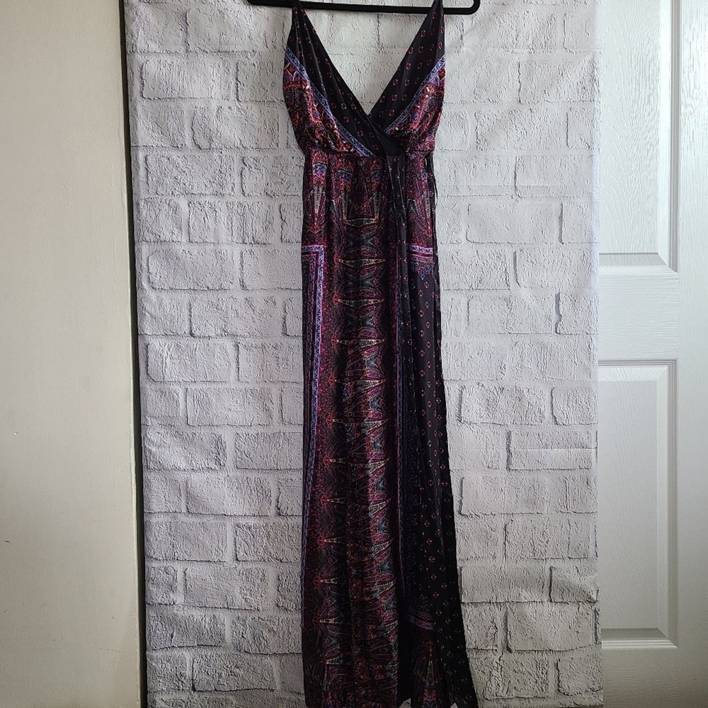 Free People Cabbage Panther Rose Black Wide Leg Jumpsuit NWT SZ XS - Picture 2 of 12